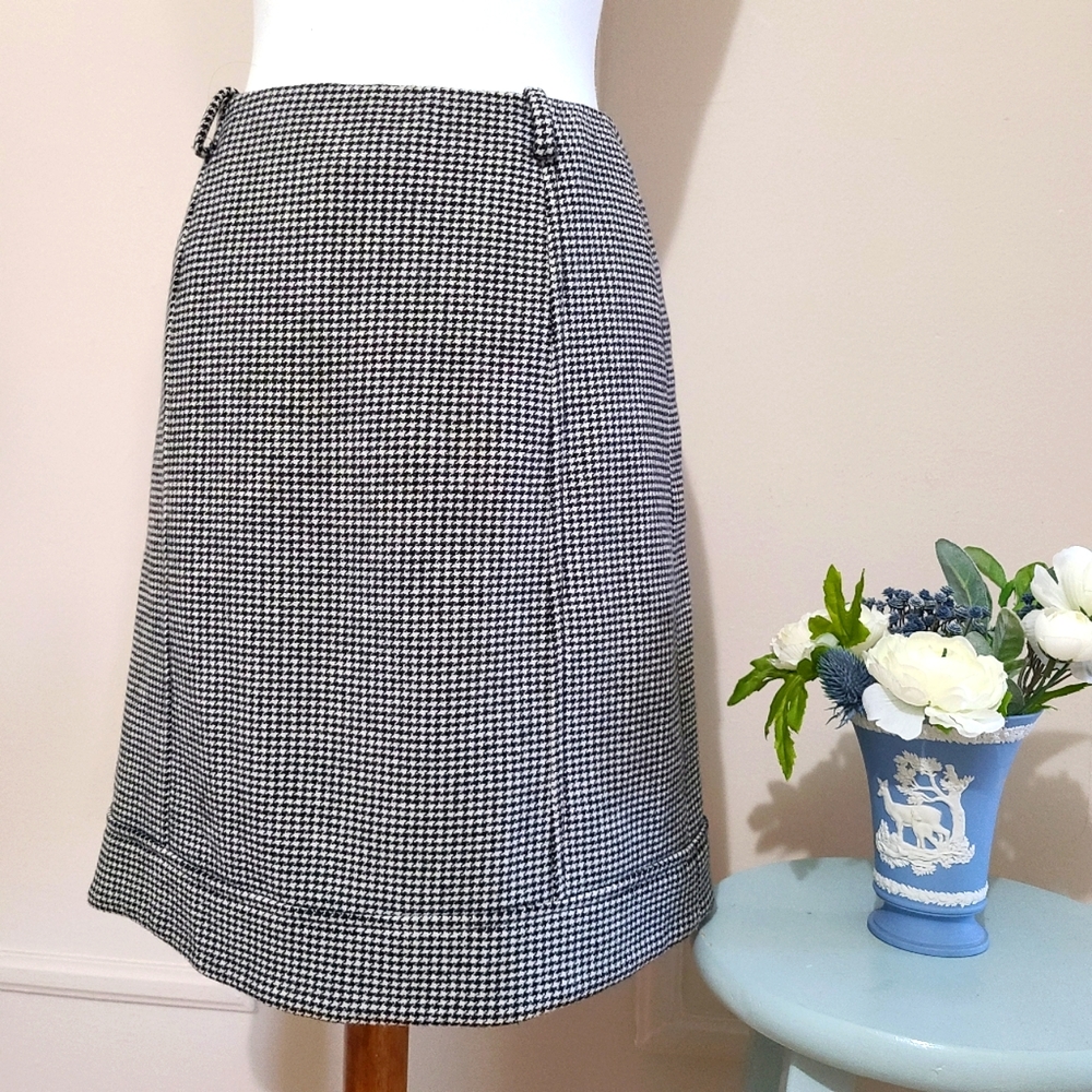 Maxmara Weekend Houndstooth Winter Fall Skirt 4 - image 1